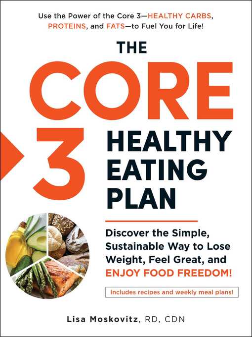 Title details for The Core 3 Healthy Eating Plan by Lisa Moskovitz - Available